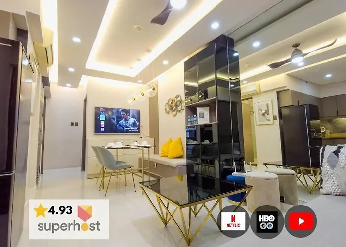 Aparthotel Stylish 2 Bedroom Near Bgc And Airport With Fast Wifi *
